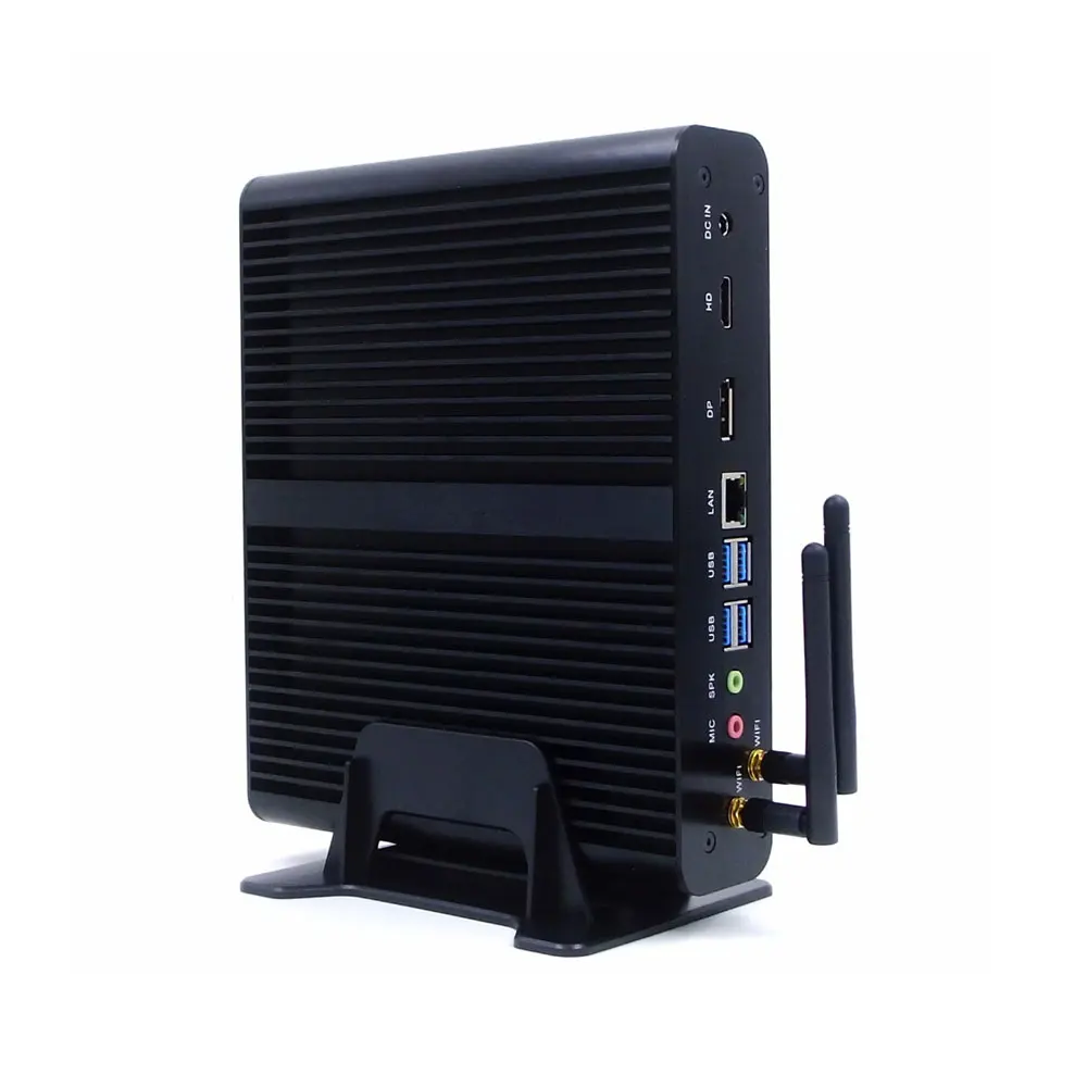 EGLOBAL-Mini PC Fanless com 8o processador central da geração, computador do núcleo do quadrilátero do i7 8565U, Windows 11, 32G DDR4 RAM, 2TB, SSD M.2