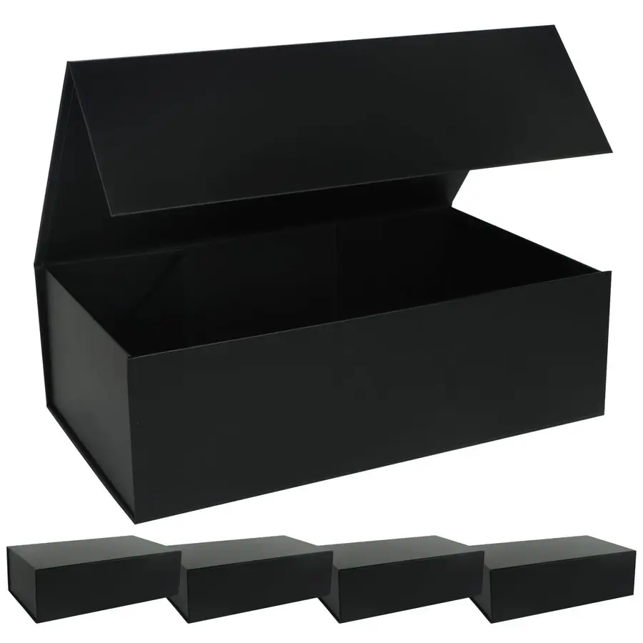 

Подарочные коробки с магнитными крышками 13.8x8.3x4.4 дюйма, большие коробки для предложения руки и сердца подружкам невесты и шаферам, прямоугольные коробки для хранения, набор из 5 штук