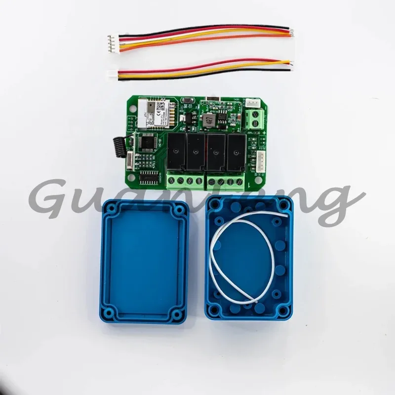 For Tuya 4-way WiFi Zigbee Smart Switch 16A Magnetic Lock Relay DC7-27V AC85-250V with Temperature Input