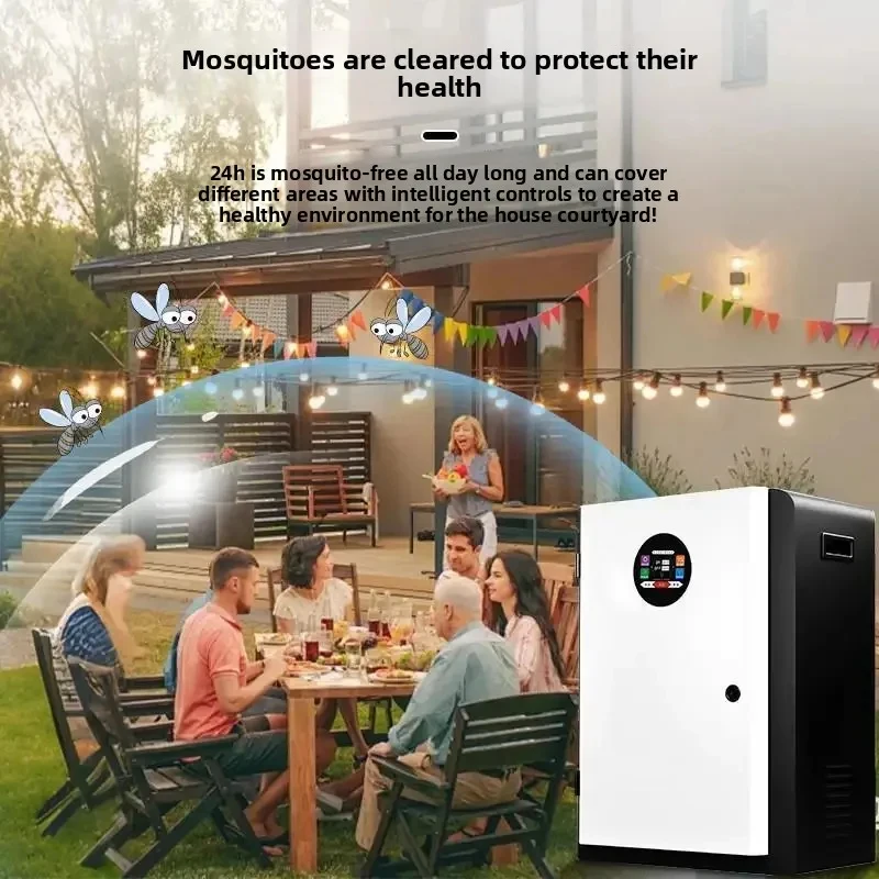 Mosquito Repellent Spray Automatic High-Pressure Mist System, Garden Landscape Intelligent Timing Atomization Equipment