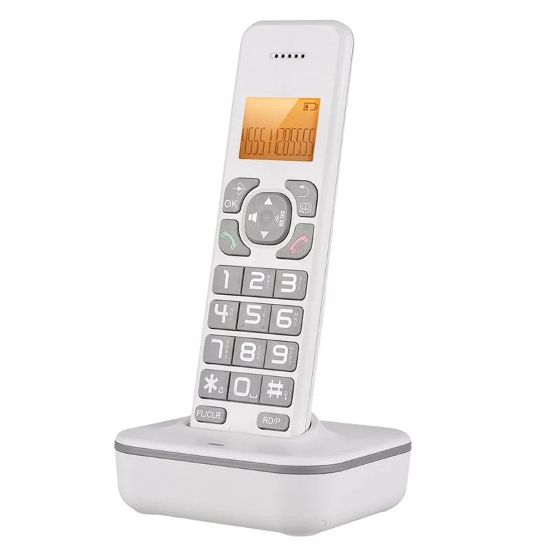 A41T D1102B Cordless Phone With Answering Machine Caller ID/Call Waiting 1.6 Inch Backlight LCD 3 Line Screen EU Plug