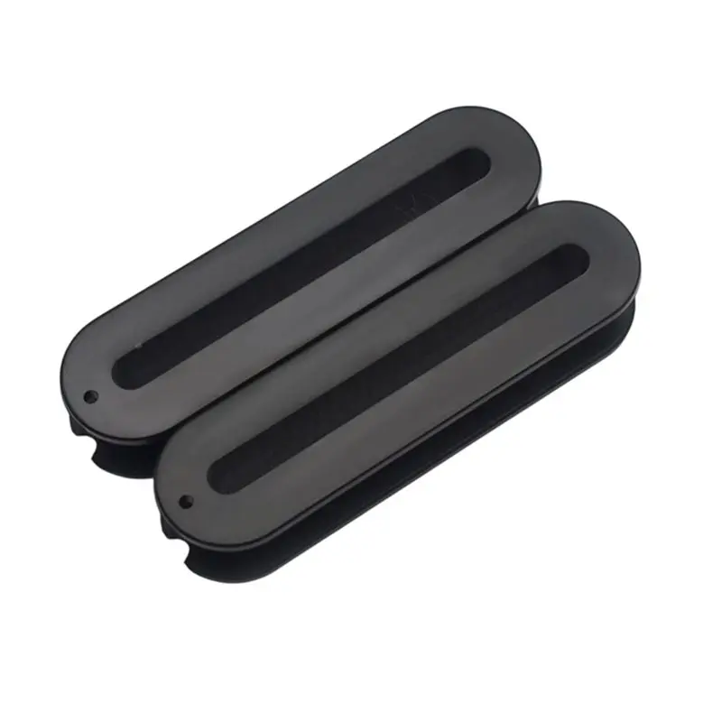 ABKV-Humbucker Pickup DIY Kit 4.5MM Lastic Bobbin 4C Cable- Rounded Corner Rail Blade Included B-16K