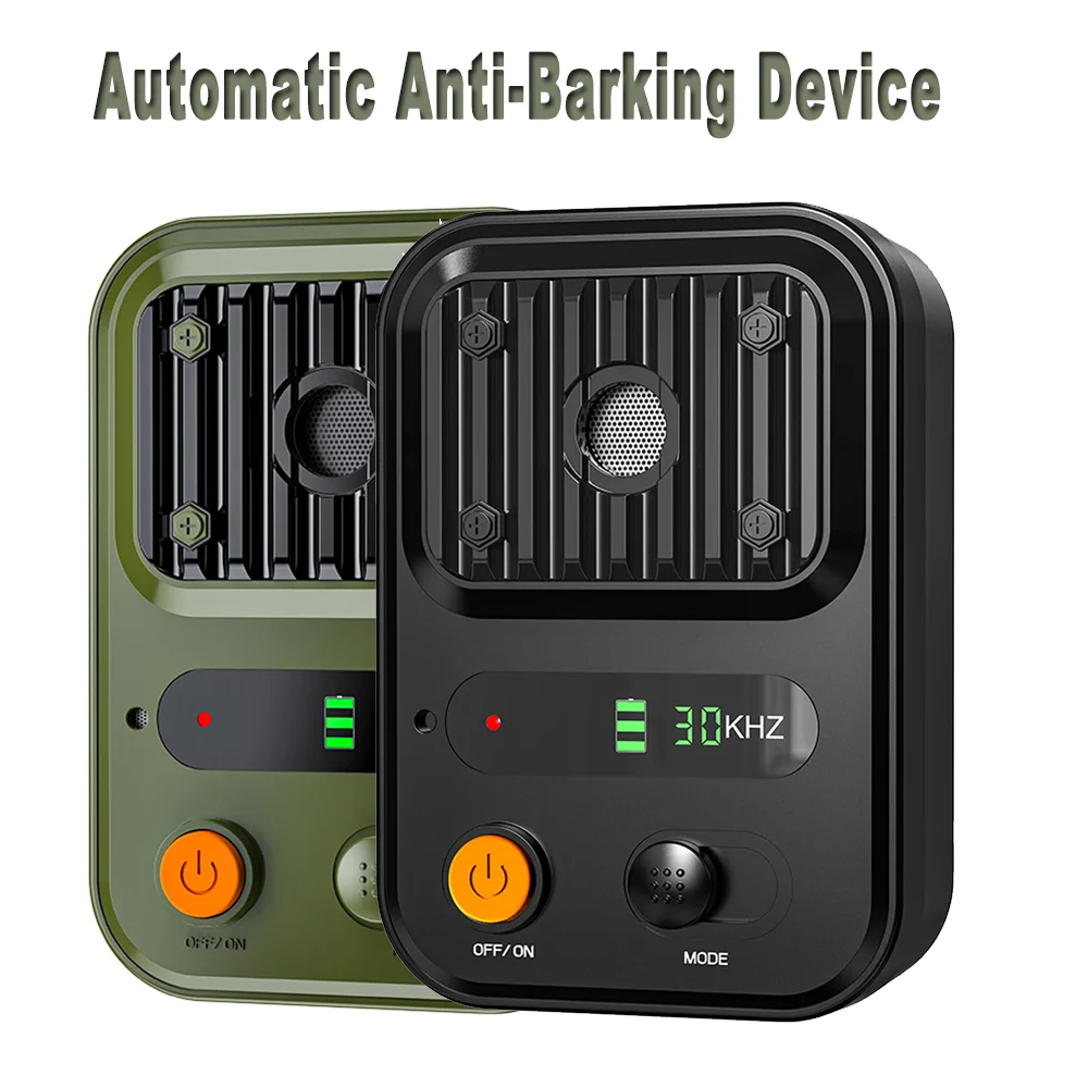 Repelente ultrasónico para perros, dispositivos disuasorios de corteza, recargable, portátil, tres modos, antiruido, antiladridos, silenciador para ladridos de mascotas