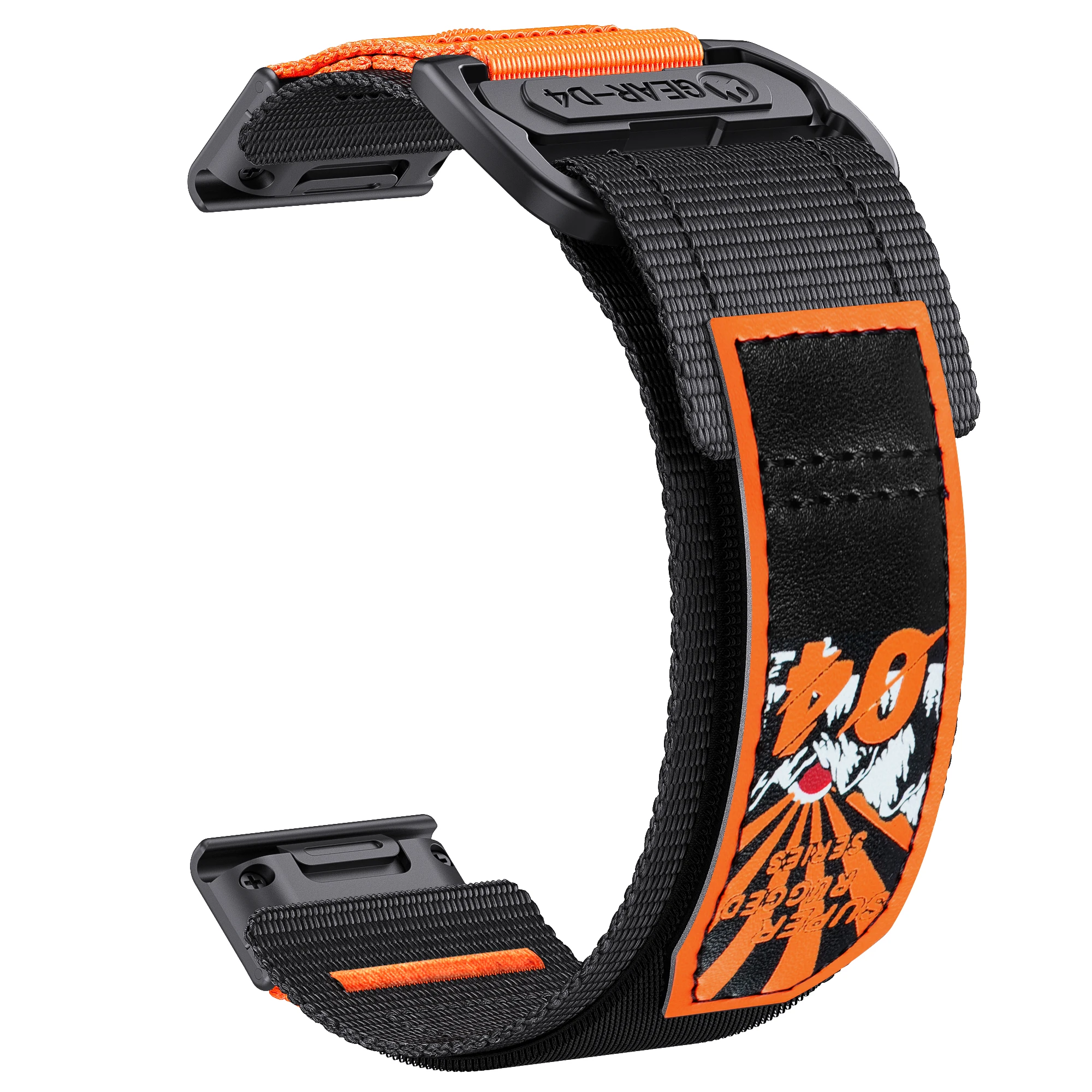 QuickFit 26-mm-Nylonarmband für Garmin Fenix E 8 51 mm, 7X Pro, 6X Pro, 5X Plus/Enduro 2/Epix Pro 51 mm, Instinct 2 X.
