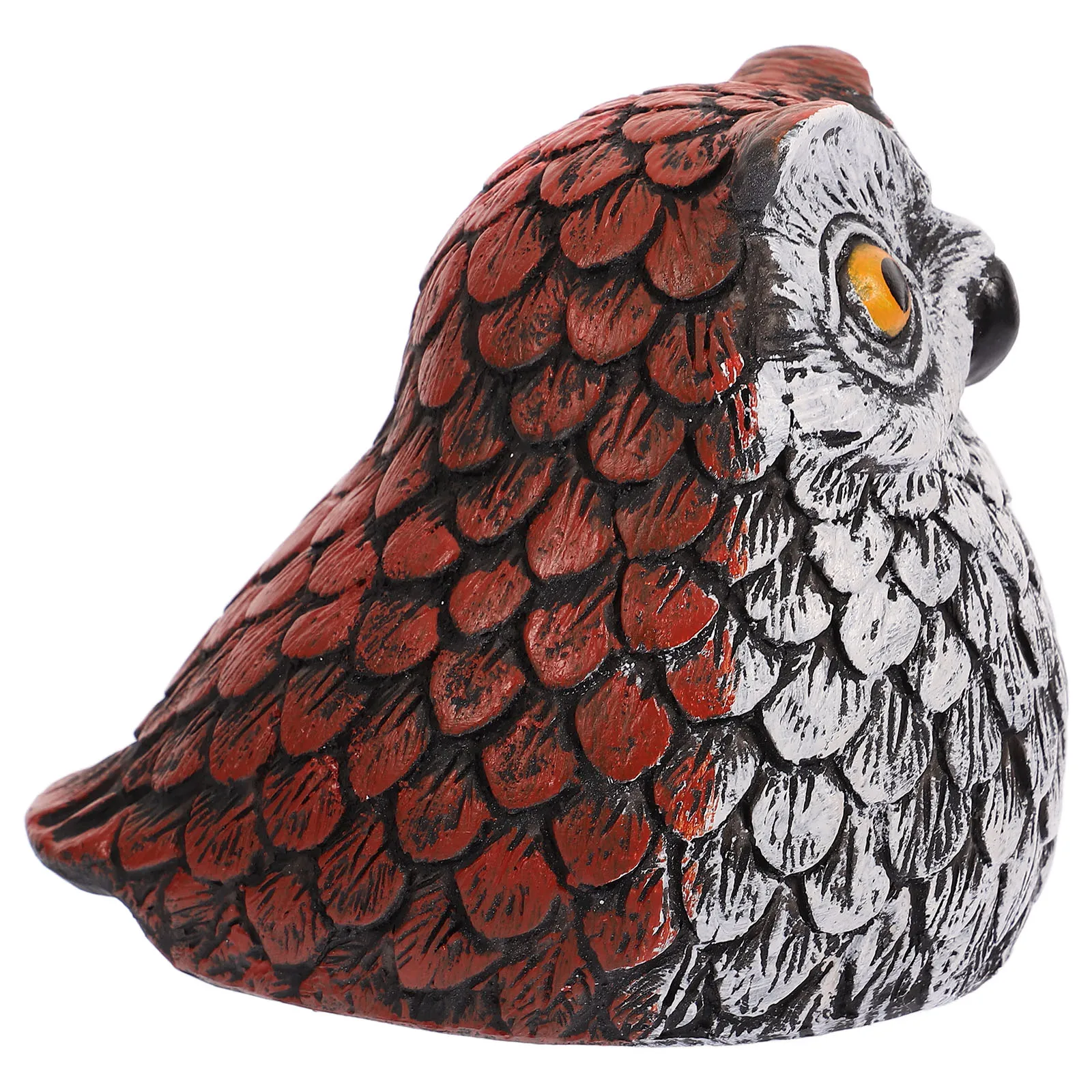 

Resin Owl Hider Statue Key Hider Sculpture Ornament Faux Rock Outdoor Yard Decor Hidden Box Durable Sculpture