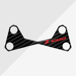 3D Resin Motorcycle Carbon Fiber Stickers Top Triple Clamp Yoke Case for Kawasaki Z1000 Z 1000 2003-2009 2008 2007 2006 2005