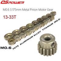 M0.6 13T 14T 15T 16T 17T 18T 19T 20T 21T 22T 23T 24T 25T 26T 27T 28T 29T 30T 31T 32T 33T Metal Pinion Motor Gear for RC 1/10 Car