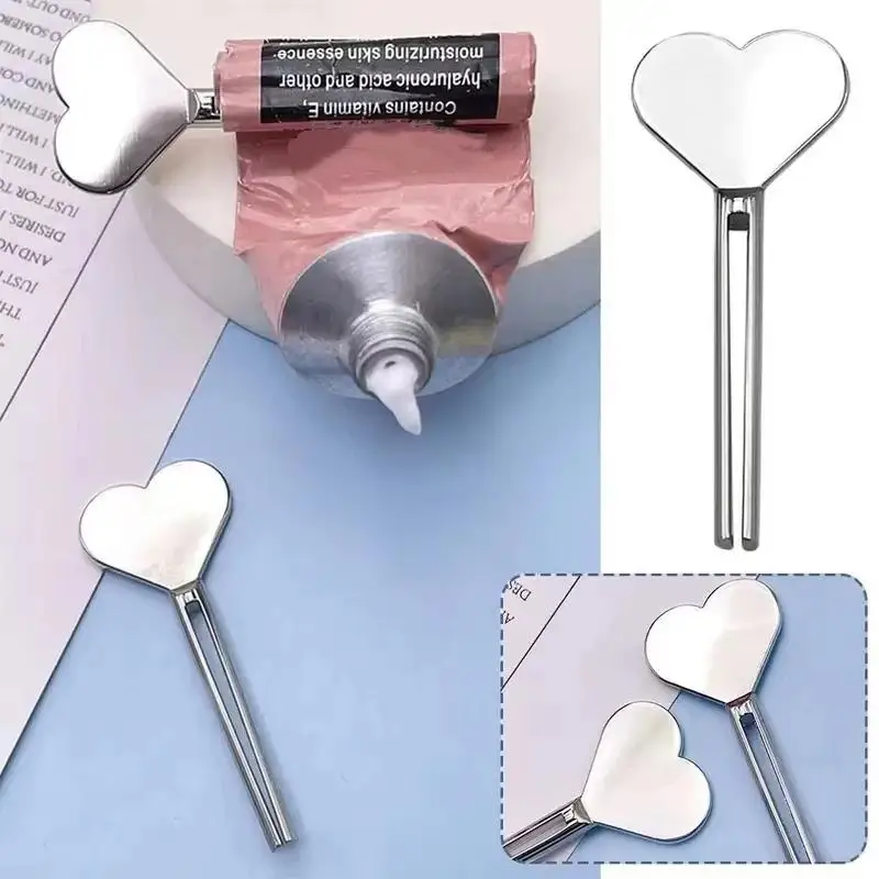 1 Stück Tuben-Pressklemme, manueller rotierender Metall-Zahnpastenausdrücker für Kosmetik, Hautpflege, Handlotion, Haarfärbemittel. – Detail 3