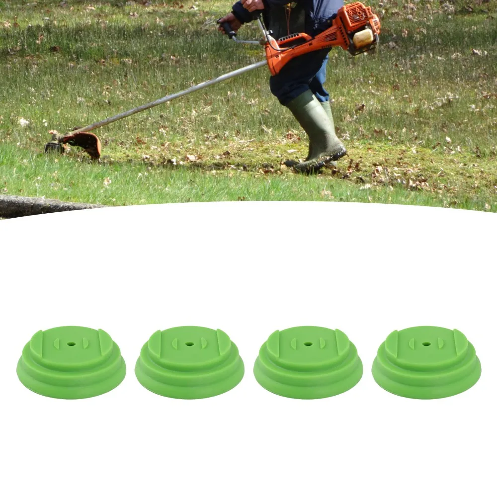 4SET Plastic Steel Mower Plastic Cover Electric Tool Compatible Cordless Compatible Grass Trimmer Guard Green Replacement Kit