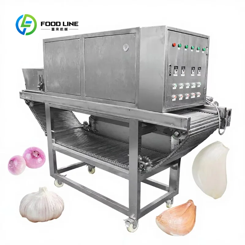 Automatic Mach Ginger Peeling  Tabletop Onion Peel Machine Big for Comarciyal of Garlic