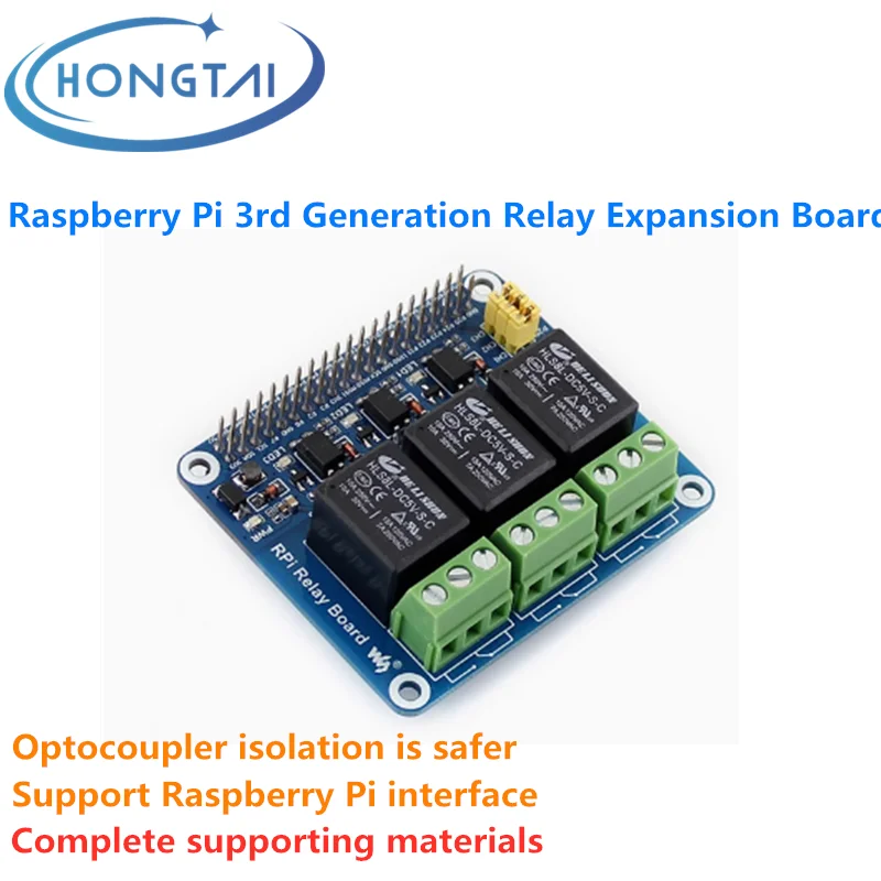 

Raspberry Pi 3rd generation B+/4B Relay Module Expansion Board Smart Home Free Shipping