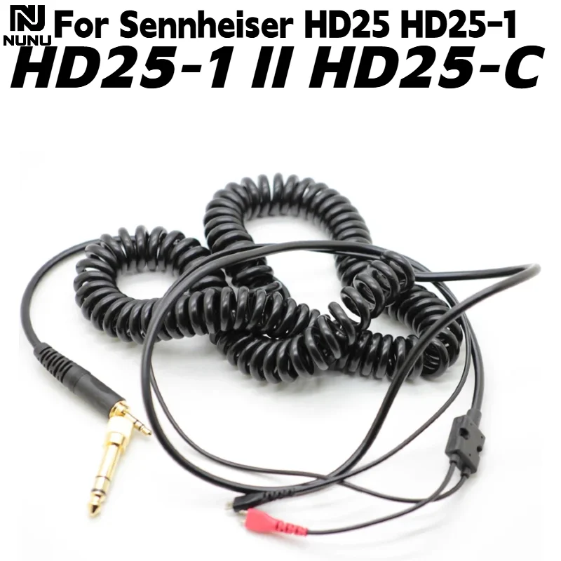 Spring Relief Coiled Headphone Cables for Sennheiser HD25 HD25-1 HD25-1 II HD25-C HD25-13 HD 25 Replacement Cable Cords image 3