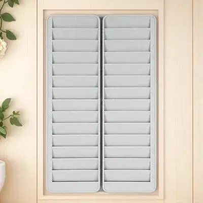 Lagermaterial-Kartenhalter, Organizer mit mehreren Steckplätzen, hängender Zeitkartenhalter, gute Textur, verblasst nicht leicht