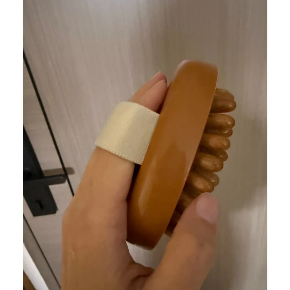 Sikat Anti Selulit Tubuh, Sikat Kayu Penenang dengan Minyak Esensial, Spa, Bantal Udara, Sisir Pijat, Sikat Pijat Kulit Kepala, Pemijat Tubuh