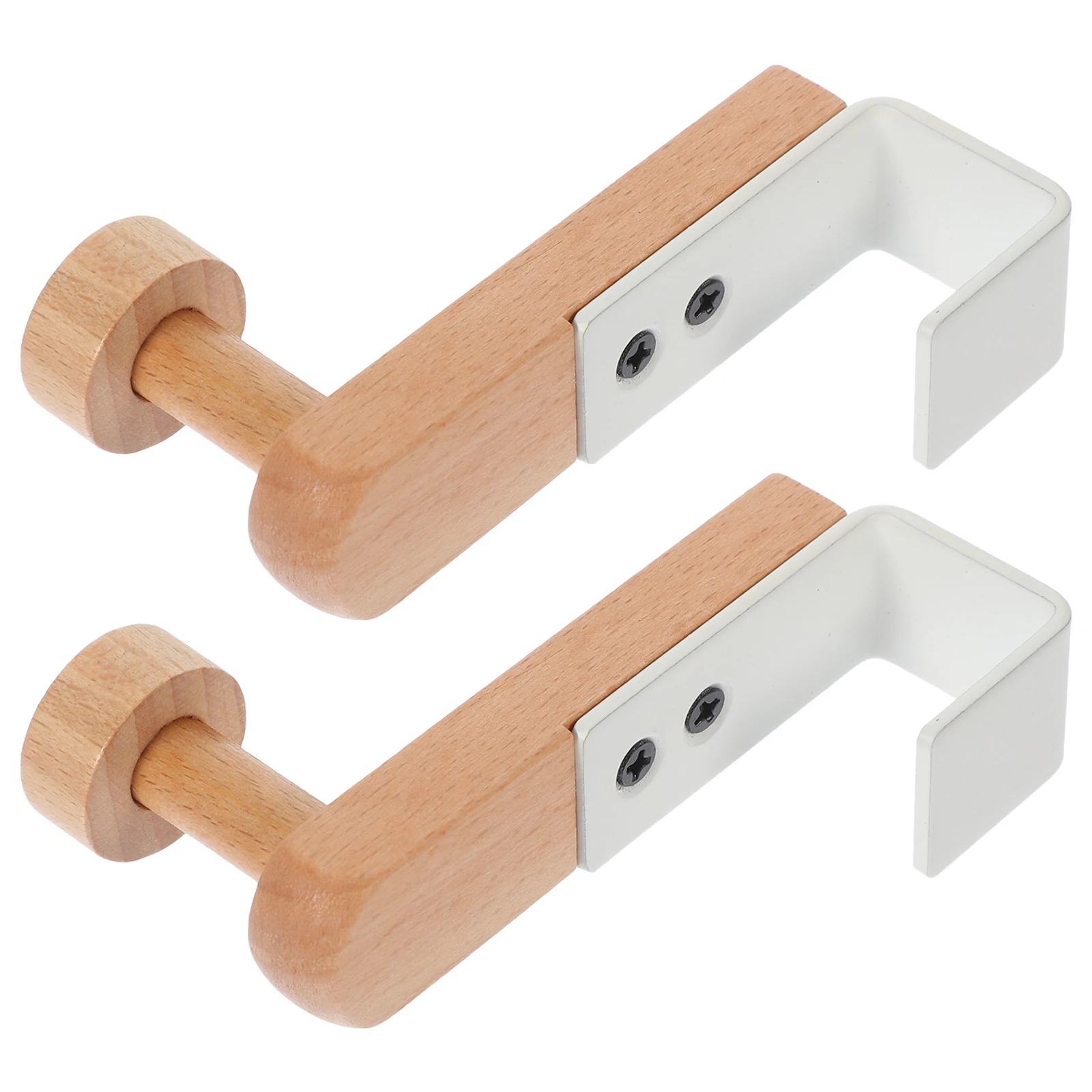 

2pcs Premium Material Punch Free Door Punch-Free Hooks Hangers Overcoat Racks Home Storage Solution
