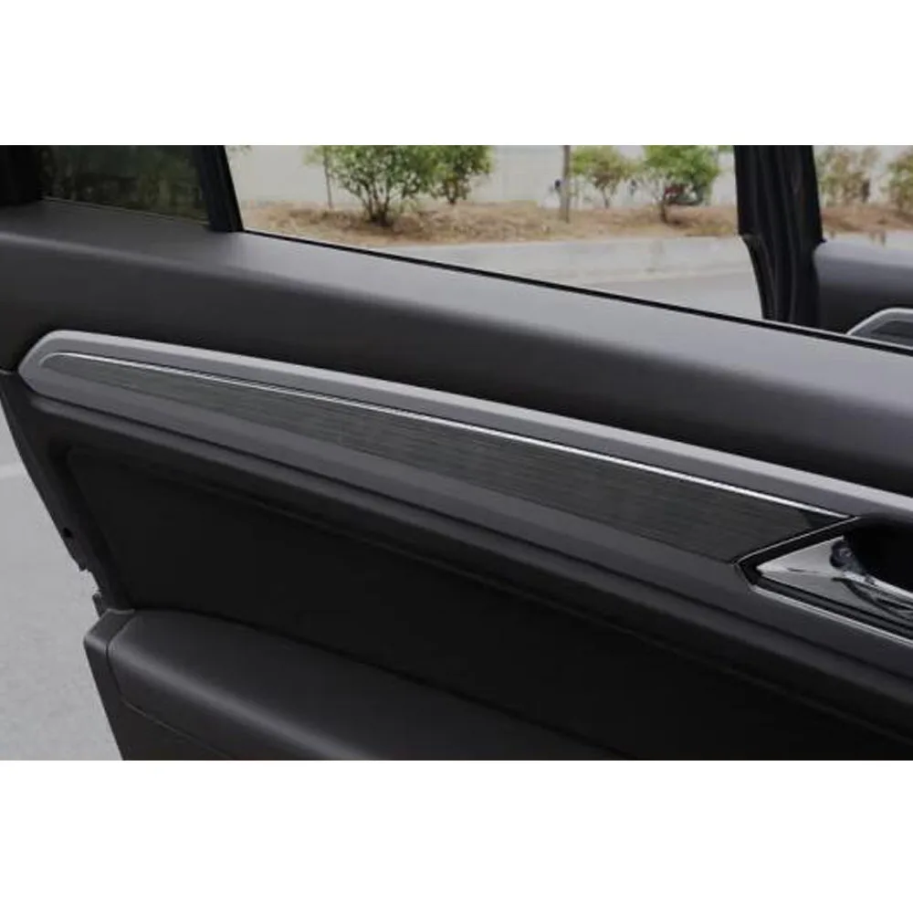 For VW Volkswagen Teramont Atlas 2017 2018 2019 2020 Car Inner Door Trim Strip Cover Decoration Armrest Interior Accessories