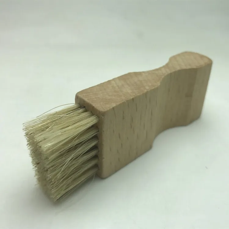 Square flat brush beech pig hair beech brush board oil polishing degreasing multi-function
