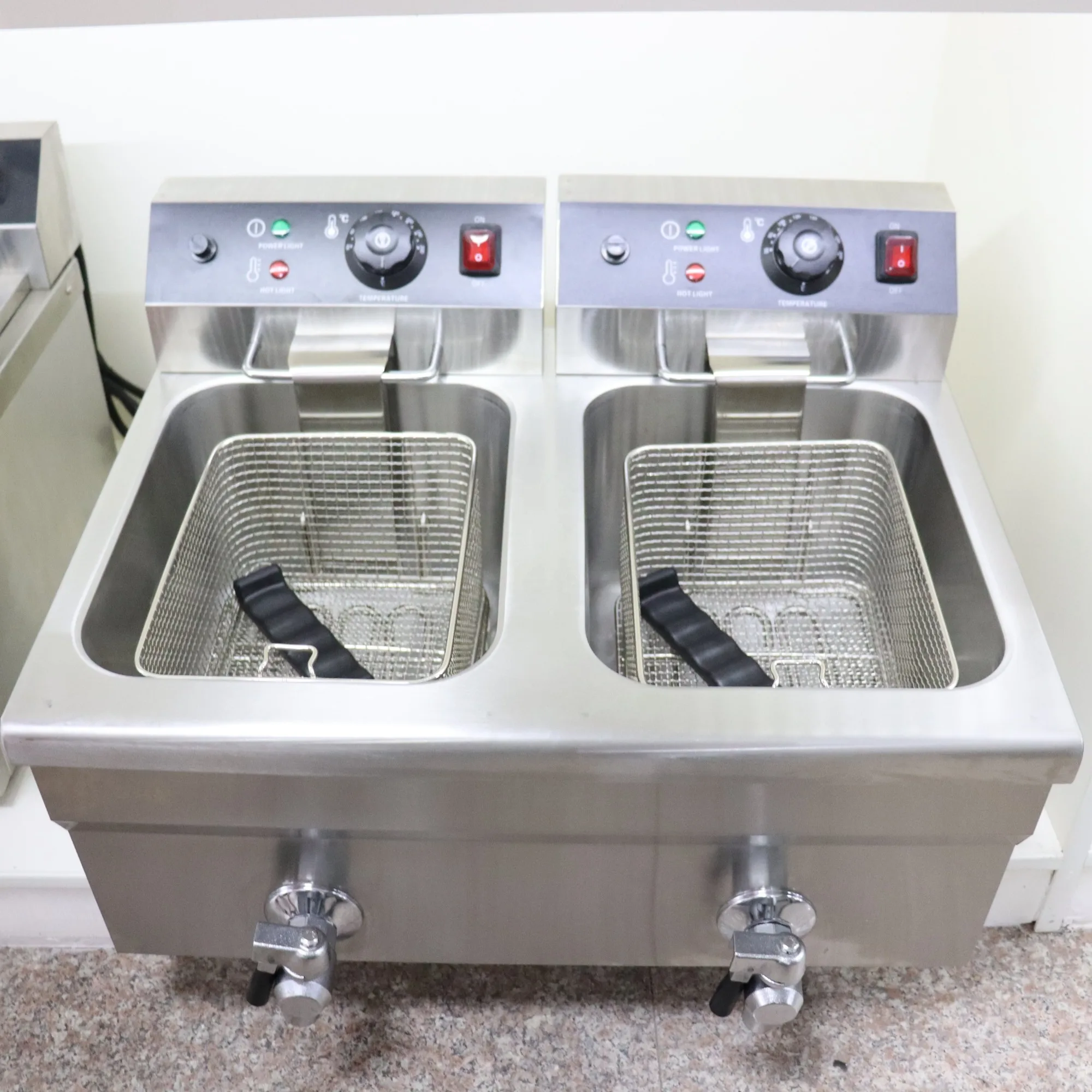 Hot Sales Price Stainless Stee - Commercial Deep Fryer Double Tank 12L review and price