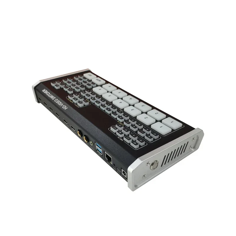 Broadcast Level 6-way Switching Station, 4-way HDMI+2-way IP Streaming, with Built-in Streaming Function USB3.0 Recording Вейп