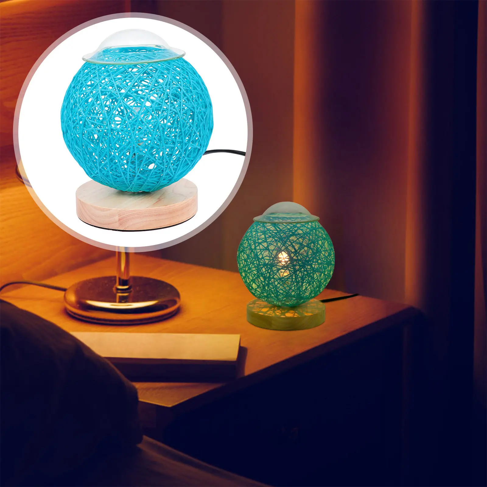 plug-in-aroma-light-essential-oil-lamp-rattan-ball-night-light-plug-stylish-bedroom-living-room-decor-plug-in-wax-melt-warmer