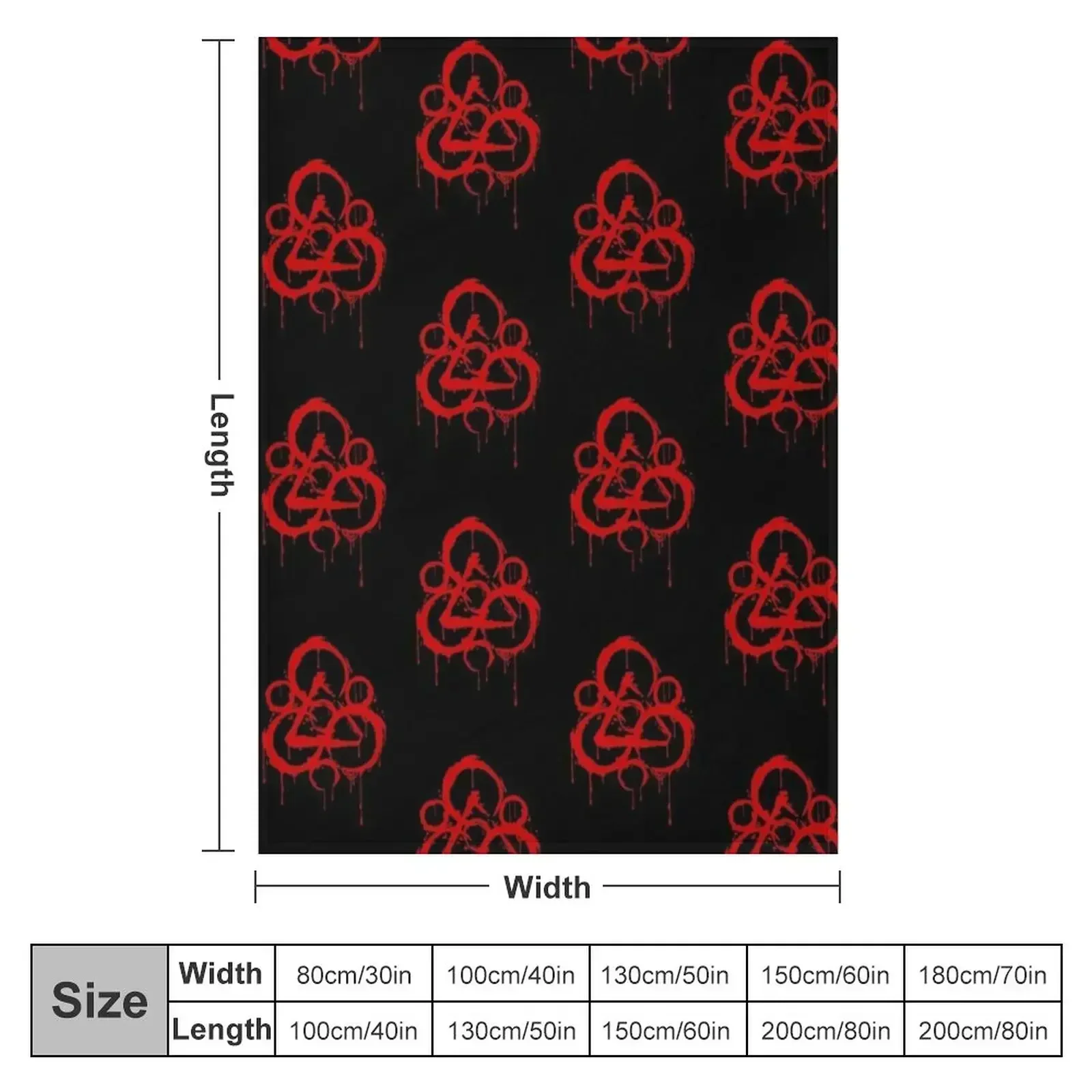 Bloody keywork Throw Blanket couch cozy soft plush fuzzy picnic outdoor blanket