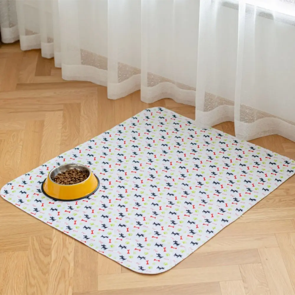 Super Absorbent Pet Bed Mat Reusable Washable Puppy Pee Pad with Pheromones Anti-Slip Leak-Proof Pet Training Pads Pet Training