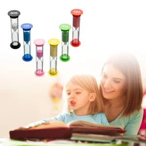 Plastiksandtimer, Hexerei Uhren, kleine Uhr, 30 Sekunden, 1 Minute, 2 Minuten, 3 Minuten, 5 Minuten, 10 Minuten 6 Hauptverkäufe Hurrente 1 Stunde - №2