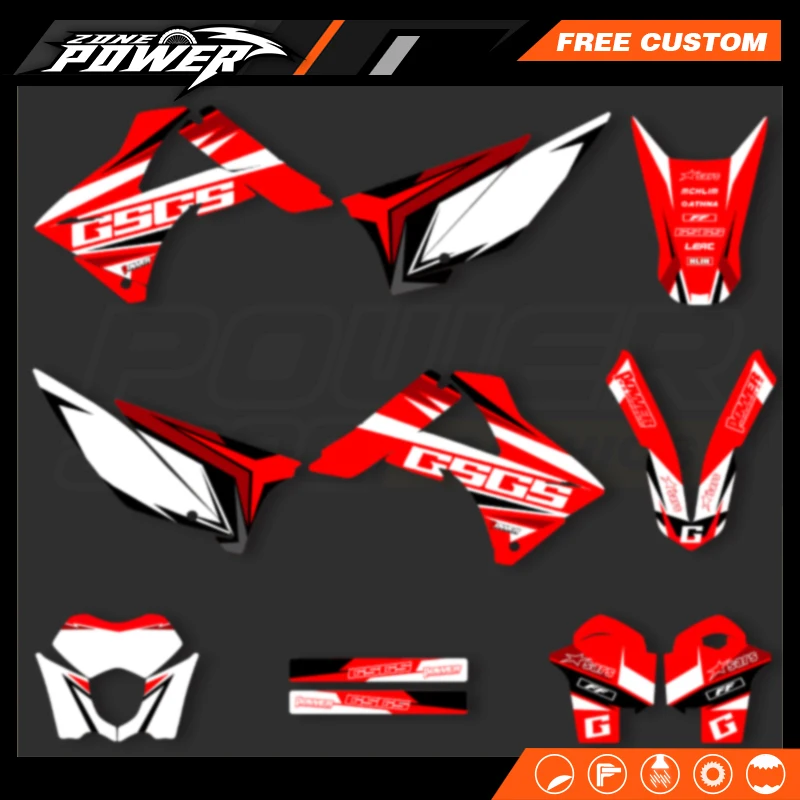 

Powerzone For GASGAS EC MC Custom Graphics Backgrounds Decals Stickers Kit For GASGAS EC MC 125 200 250 300 450 2010 2011
