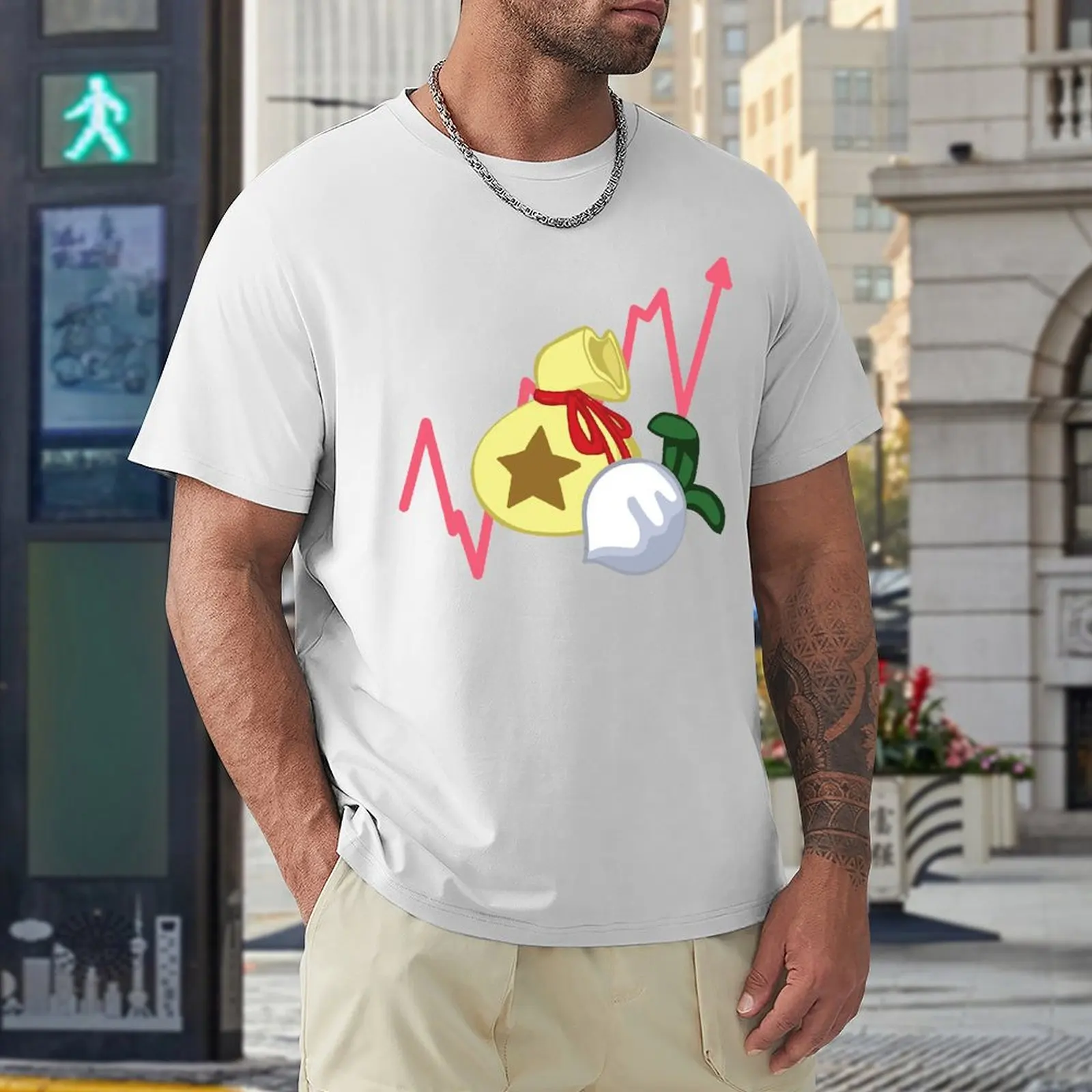 Crewneck Bells And Turnip on The Rise for T-shirt  Move T-shirts Hipster Funny Novelty Leisure Eur Size