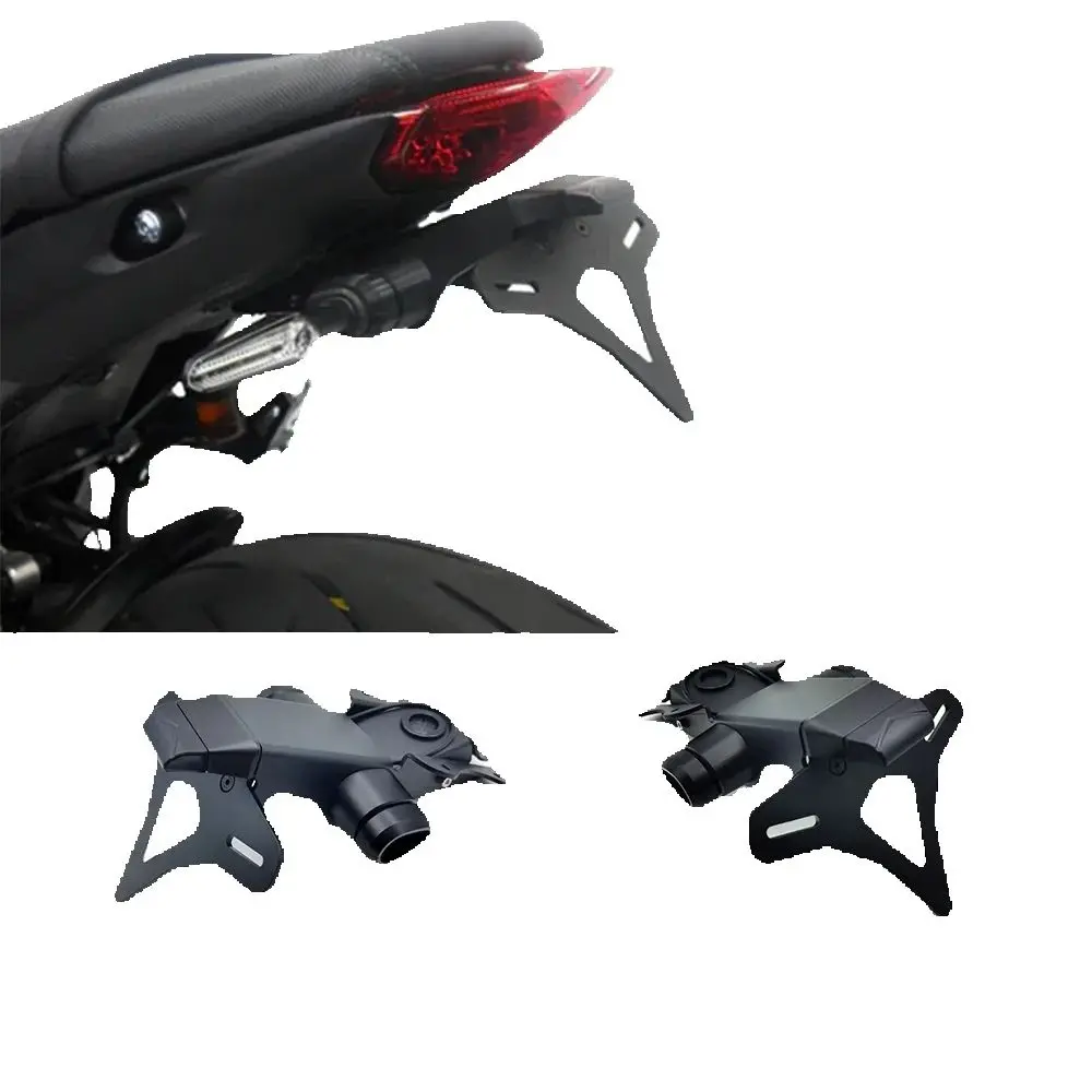 

License Plate Holder For Yamaha MT-09 MT-09SP 2021-2023 Motorcycle Accessories Tail Bracket LED Light Fender Eliminator