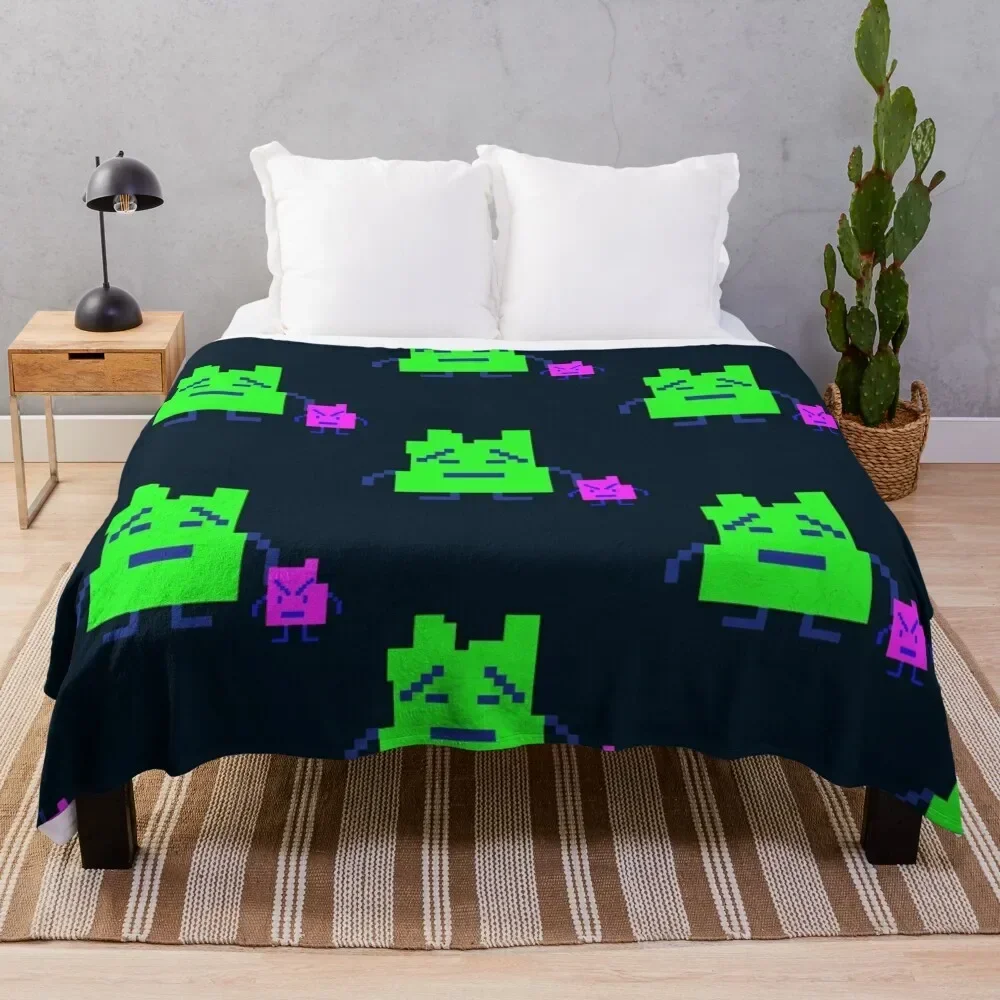 

Aqua teen hunger force moonities Throw Blanket valentine gift ideas Warm decorative Beach Blankets