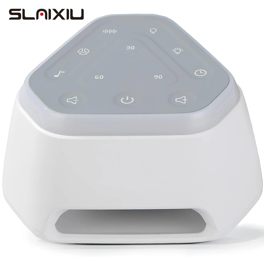 Baby White Noise Machine USB Rechargeable Timed Shutdown Sleep Machine Baby Sleep Sound Player Night Light Timer Noise Player