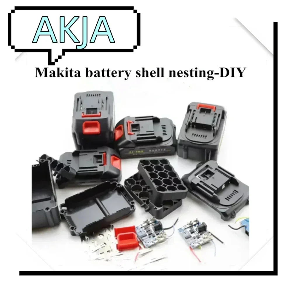 

AKJA-plastic shell for single battery detection protection board, nested, PCB, for 18V Makita battery, BL1840, BL1850, BL1830