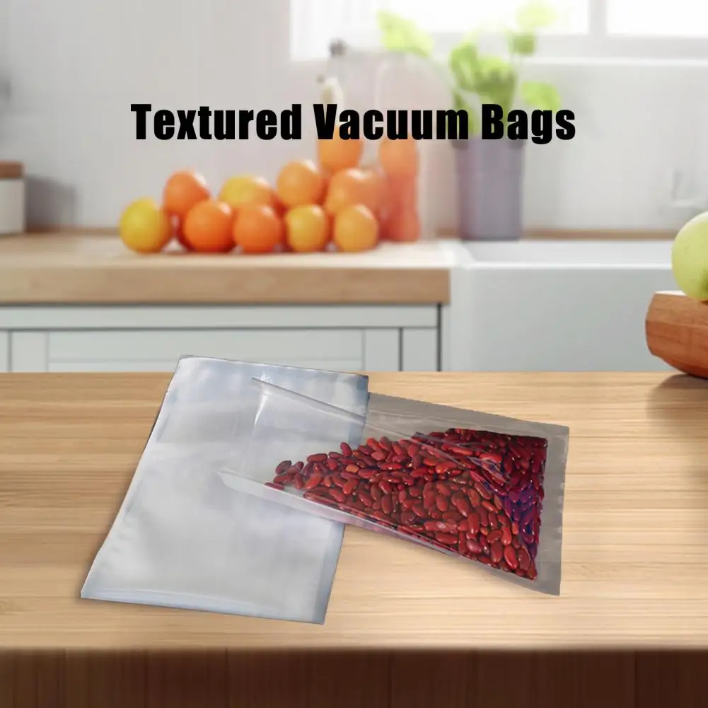 Boilable Vacuum Bags Eco-friendly Textured Vacuum Bags for Meal Prep Bpa Free Heat-resistant Freezable Food Sealable Bags Pack