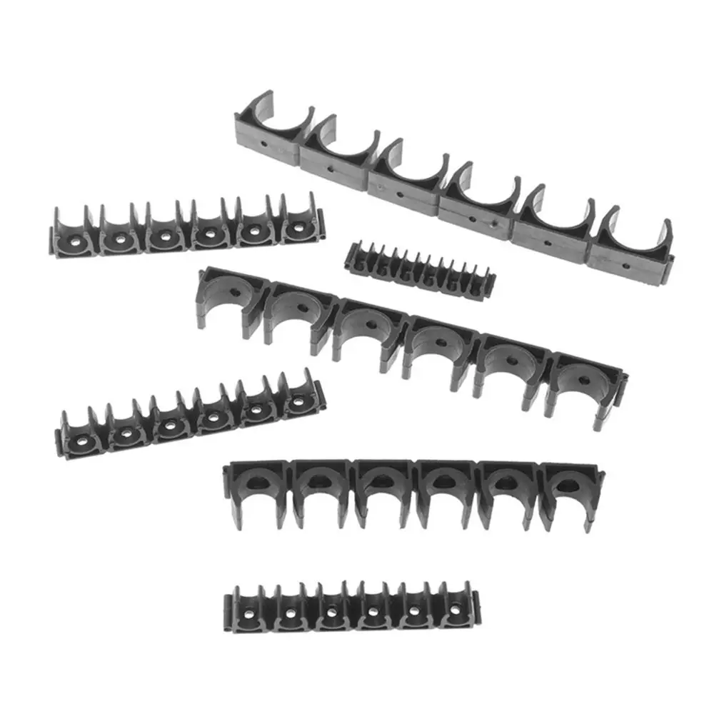 Air Hose Hose Clamp 6 Way 4mm 6mm 8mm 10mm 12mm Water Pipe Holder Gas Compressor Fixing Diversion Flow Clip