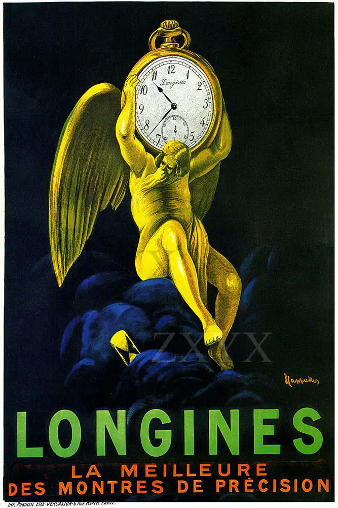 Longines Artist Leonetto Cappiello Vintage Advertisement Fine Art Poster Print