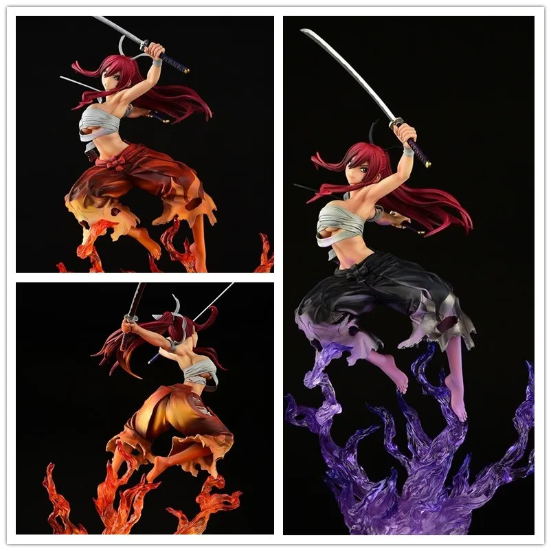 

Orca toys FAIRY TAIL Figure Erza Scarlet Samurai Kouen Banjou ver. Jet Black 1/6D