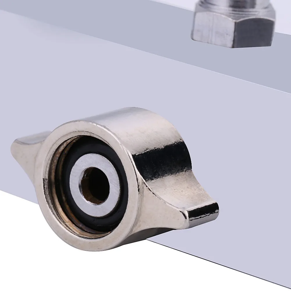 3-Way Airbrush Splitter with Knob Leakproof Paint Spray Accessories Adjustable Air Hose Connector Temporary Craft Creation