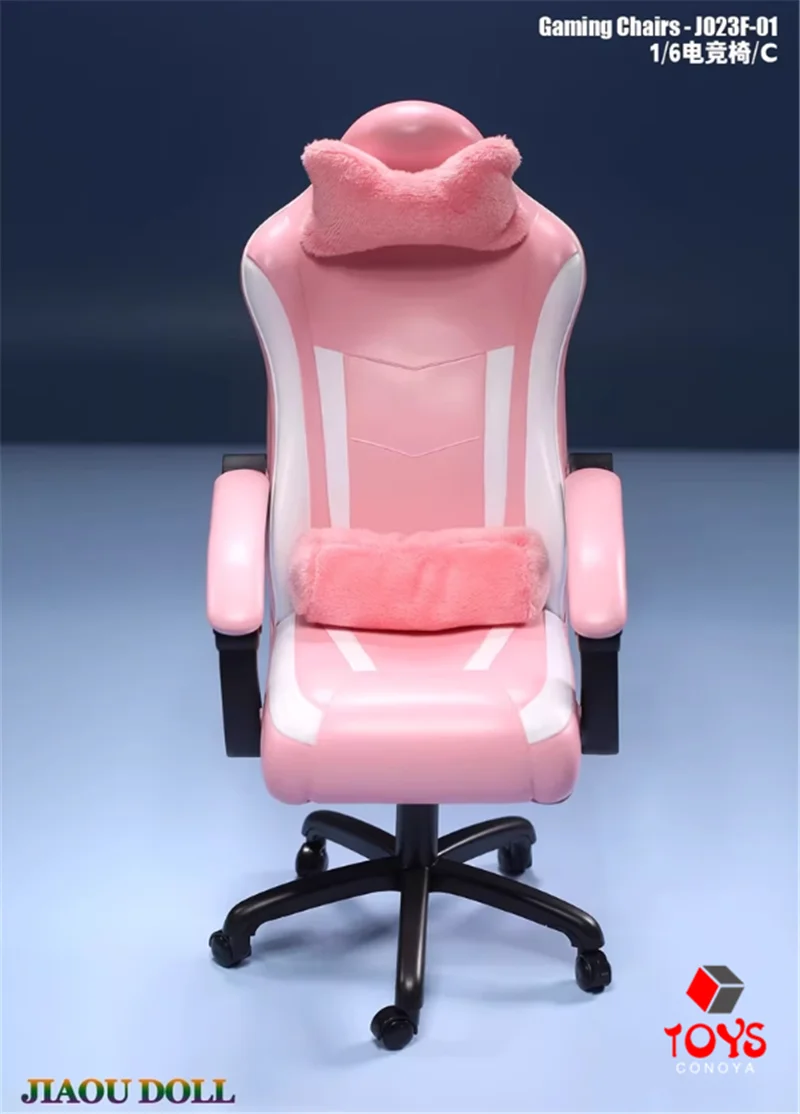 In Stock JIAOU DOLL JO23F-01 1/6 Scale Miniature Gaming Computer Chair Office Game Chair Fit 12-inch Action Figure Body Dolls