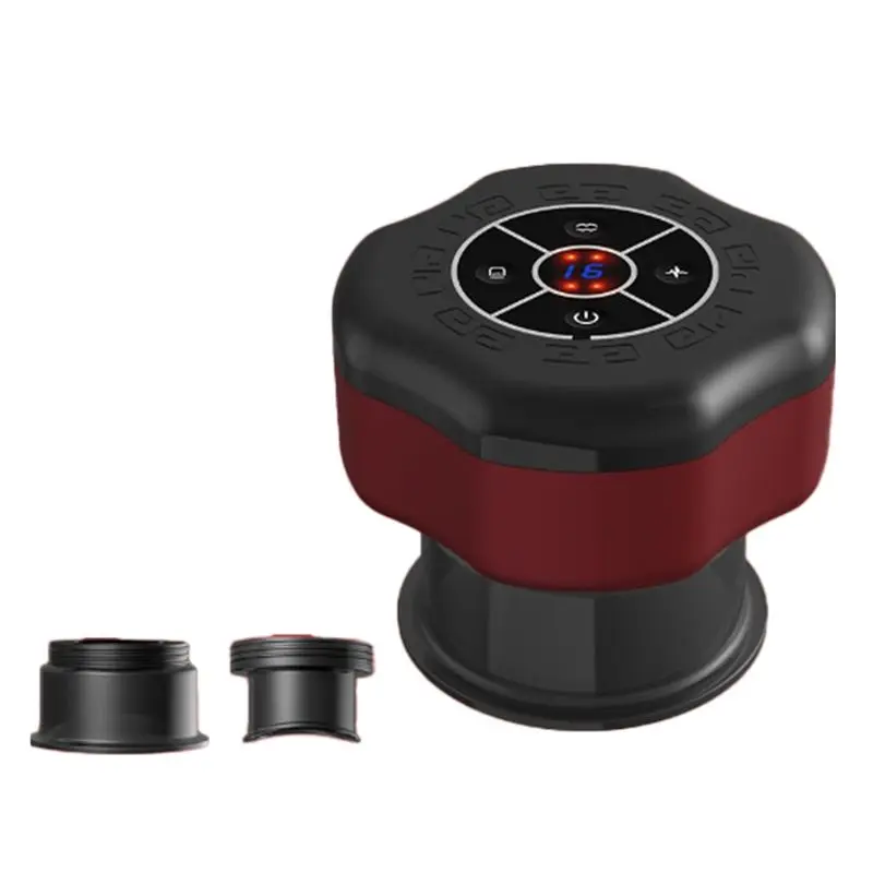 

A84G-Electric Cupping Massager Gua Sha Scraping Heating Cupping Massage Wireless Vacuum Suction Cup Body Slimming