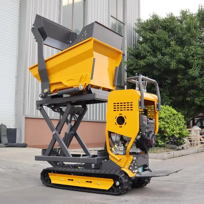 

Best Selling Mini Track Dumper 800kg Crawler Carrier Mini Dumper Hydraulic Lifting Small Track Dumper for Sale