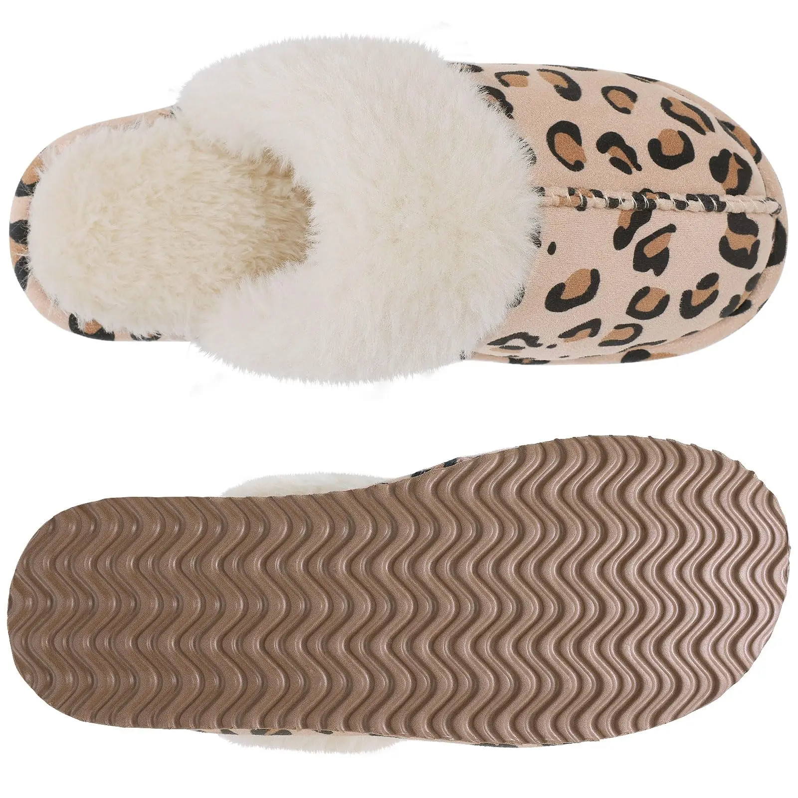 Litfun Dames Fuzzy Memory Foam Slippers Pluizige Winter Huisschoenen Slaapkamer Warme Pluche Slippers Outdoor Nieuwe Mode Bont Slippers