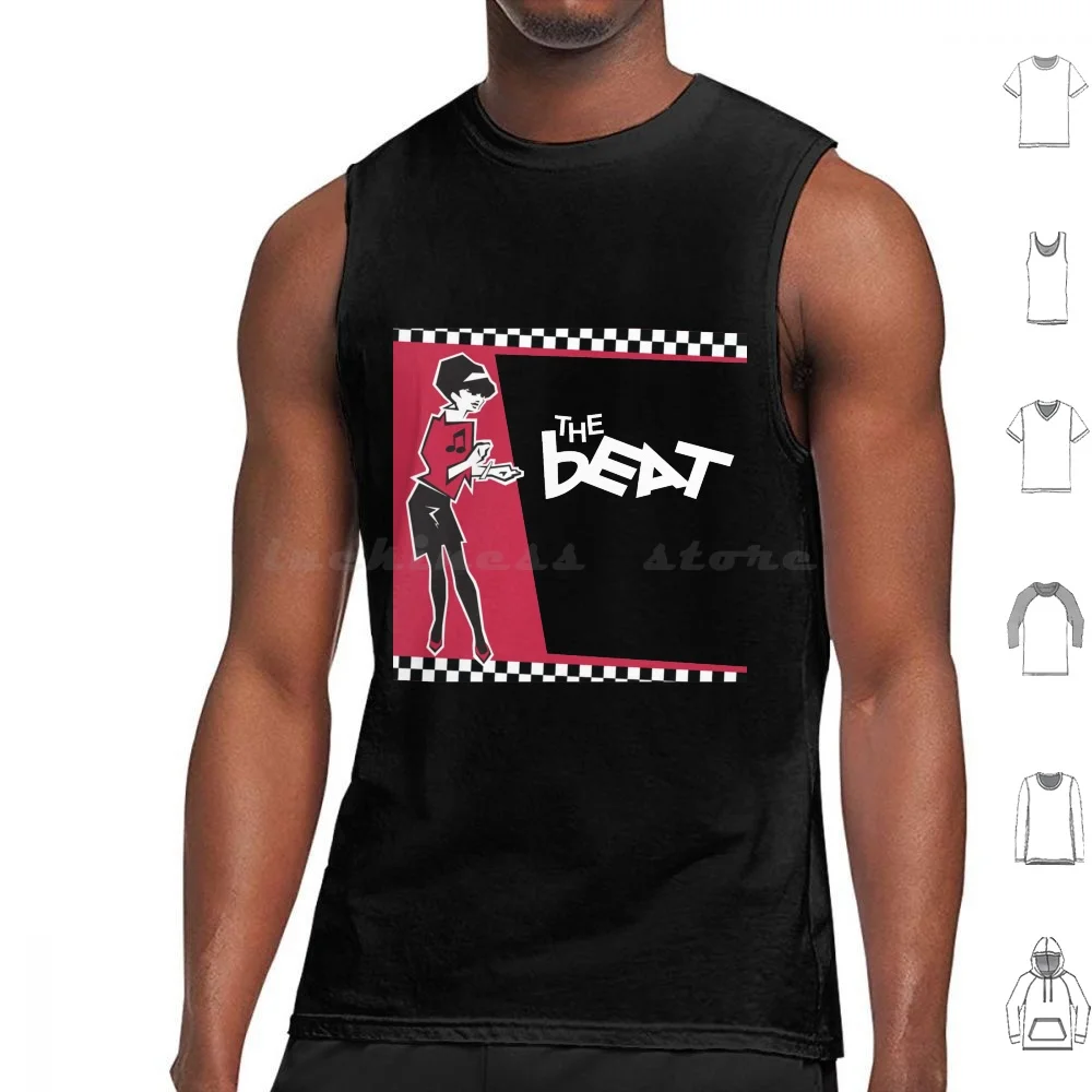 The Beat Tank Tops Vest Sleeveless Beat Ska Music English Vinyl Record Band Artist
