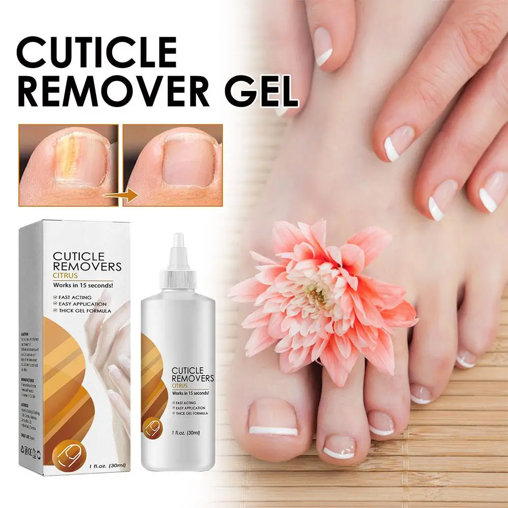 Removedor de cutícula de unha gel profissional amaciante de cutícula gel hidratante de cutícula 1oz reparação instantânea segundos de unhas 15 Remo A3O6