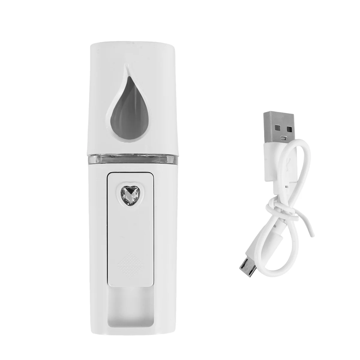 Portable Nano Mister Mini Steamer Atomization Eyelash Extensions with Mirror White