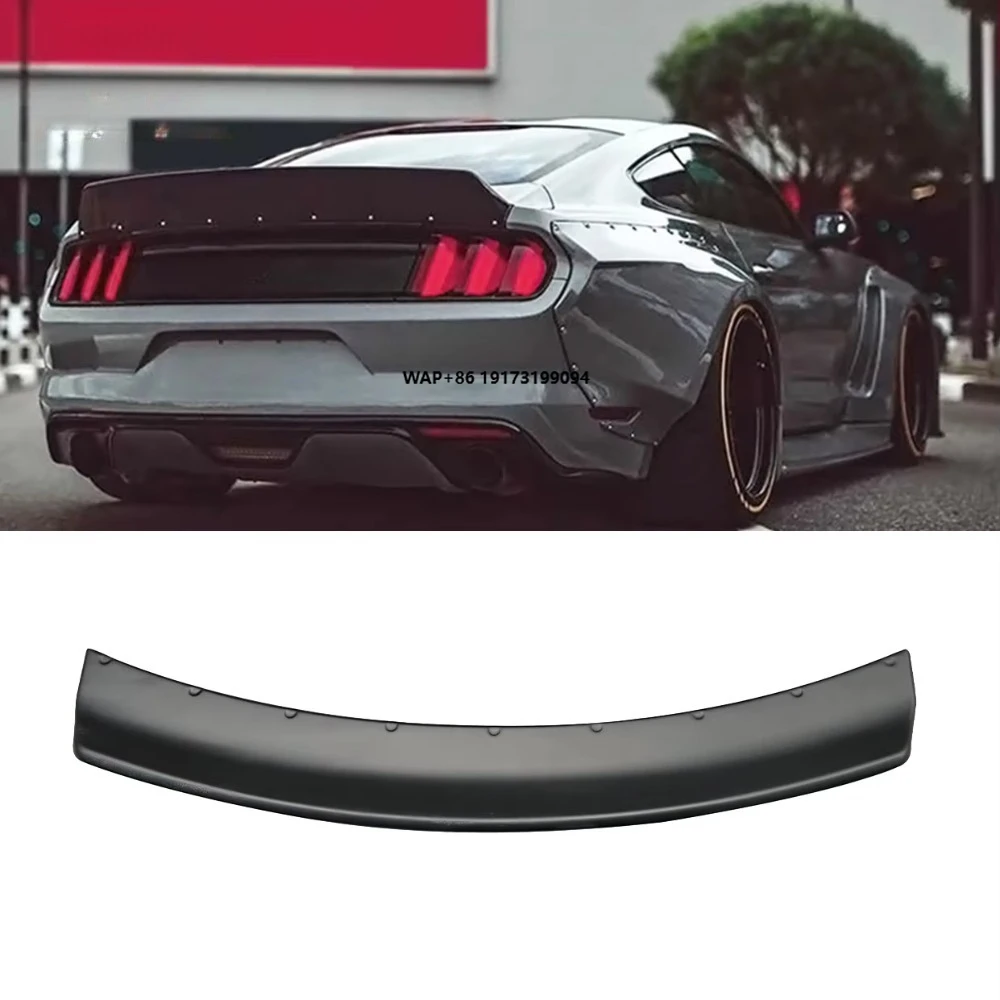 

For Mustang 2015-2023 CD Style Carbon Fiber Rear Trunk Spoiler Car Bumper Accessory