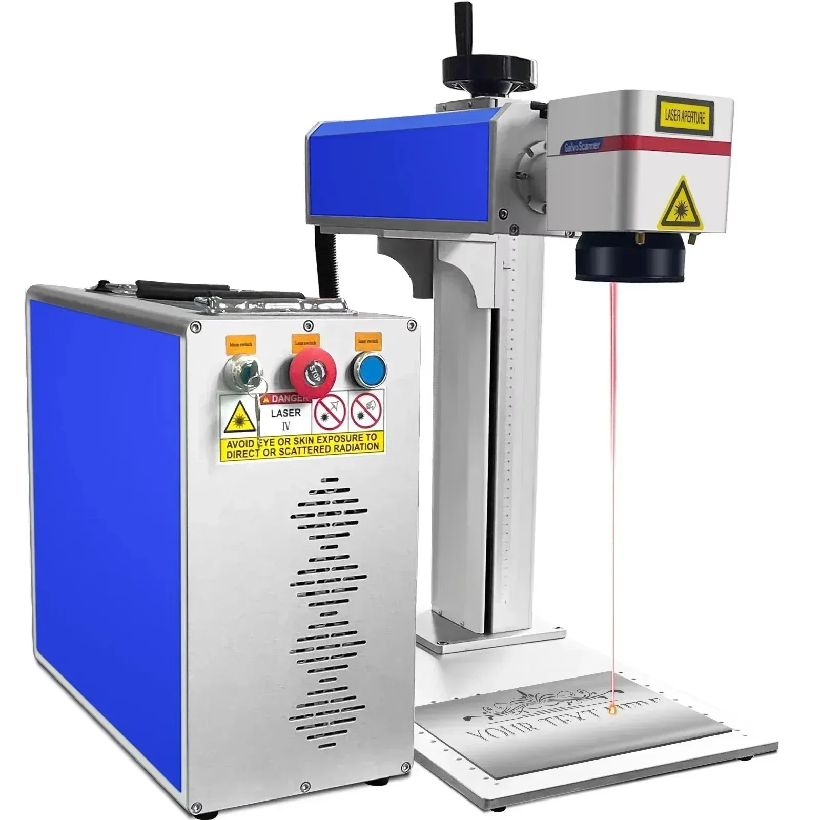 

Sihao Fiber Laser Marking Machine 30W 50W Metal Stainless Steel Cutting Gold Silver Ring Jewelry Engraving Machine