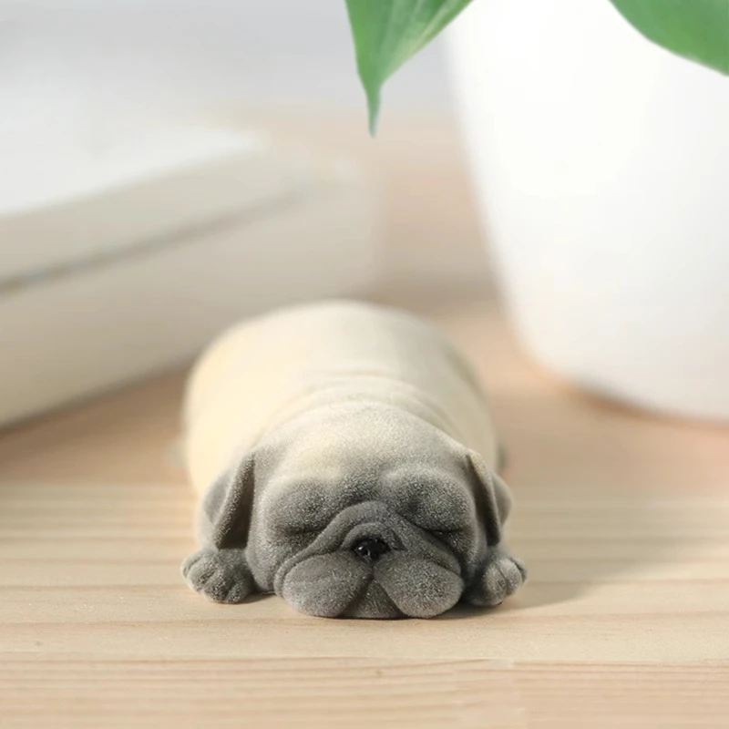 

In Stock JXK 1/6 Scale Plush Cute Healing Pet Dog Animal Model for 12” Action Figures Gifts Decorative Desktop Figurine