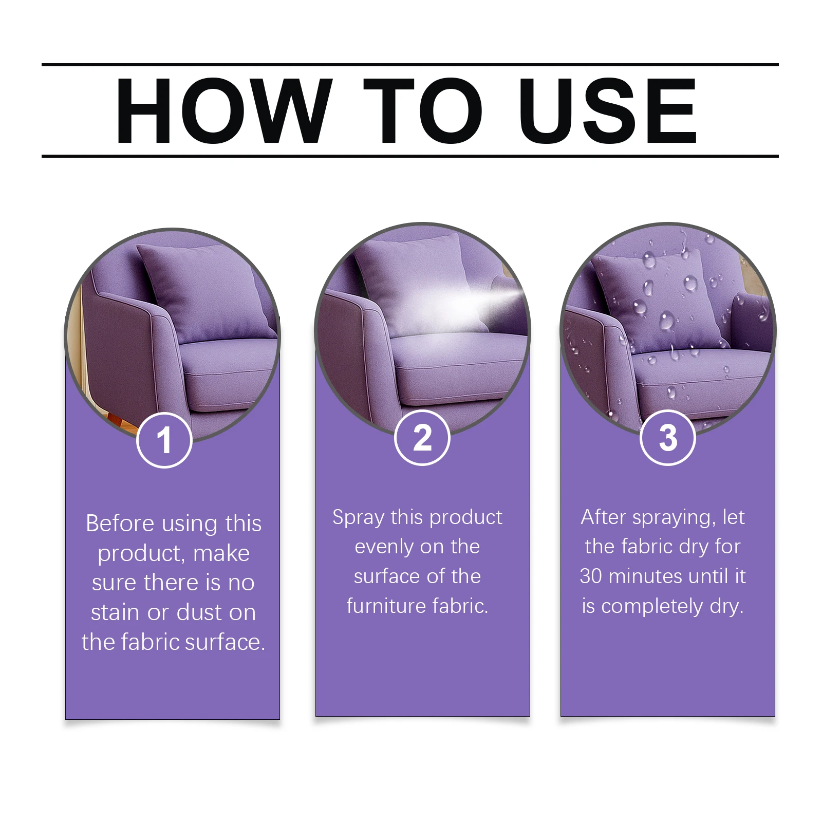 Jakehoe النسيج رذاذ مقاوم للماء للأريكة المفروشات الأثاث حامي مقاومة للبقع يزيل الماء والانسكاب لا بقايا 100 مللي