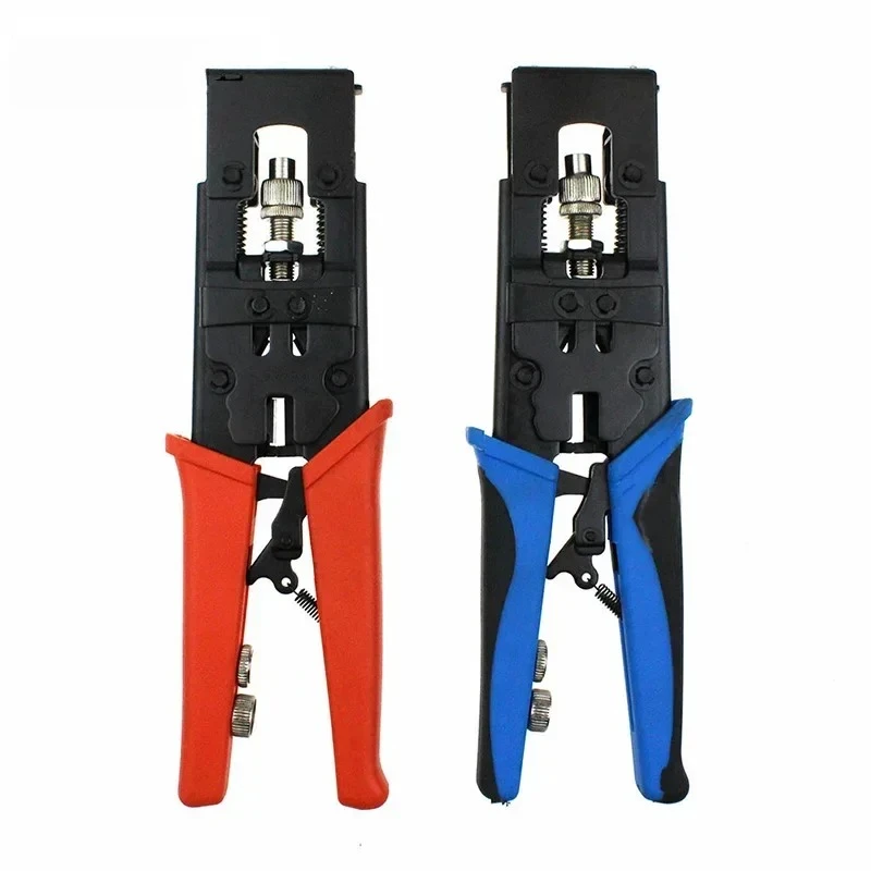 3 In 1 Coaxial Compression Crimper Pliers F BNC RCA RG59 RG6 Cable Crimping Tool CATV Satellite TV Install Repair Hand Tool